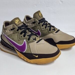 Nike Air Max LeBron 18 Low Atmos Viotech Khaki Mocha  CW3153-200 Men's 11.5 🔥